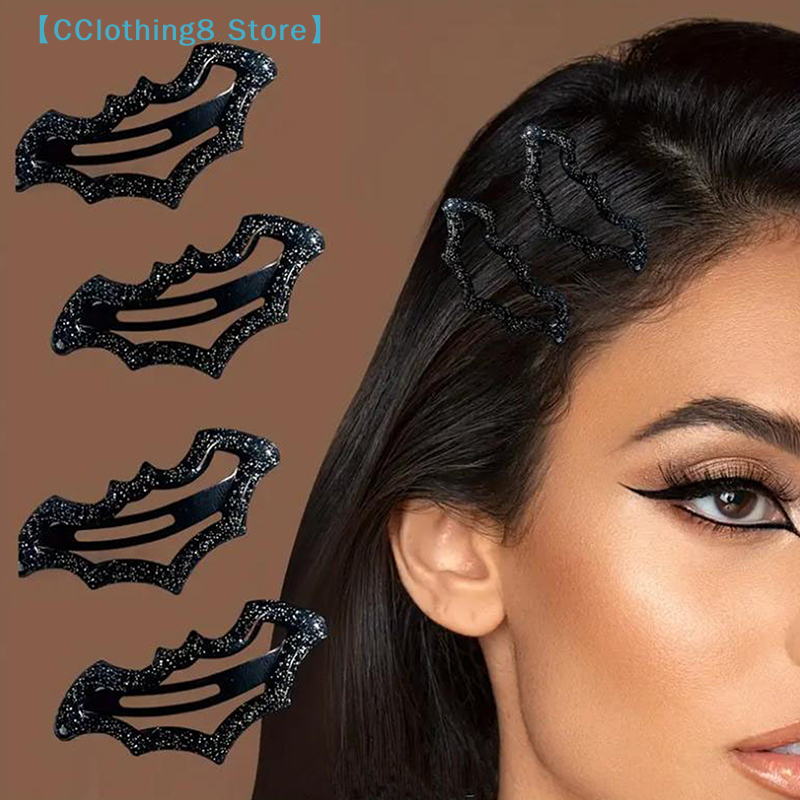 Women'S Essential Accessories - 10Pcs Bat Hairpins Set Multi-Color Cute