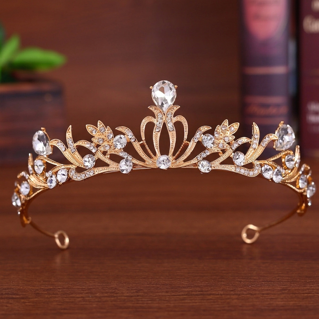 Women Accessories Jewelry - Crystal Wedding Tiaras And Crowns Rhinestone