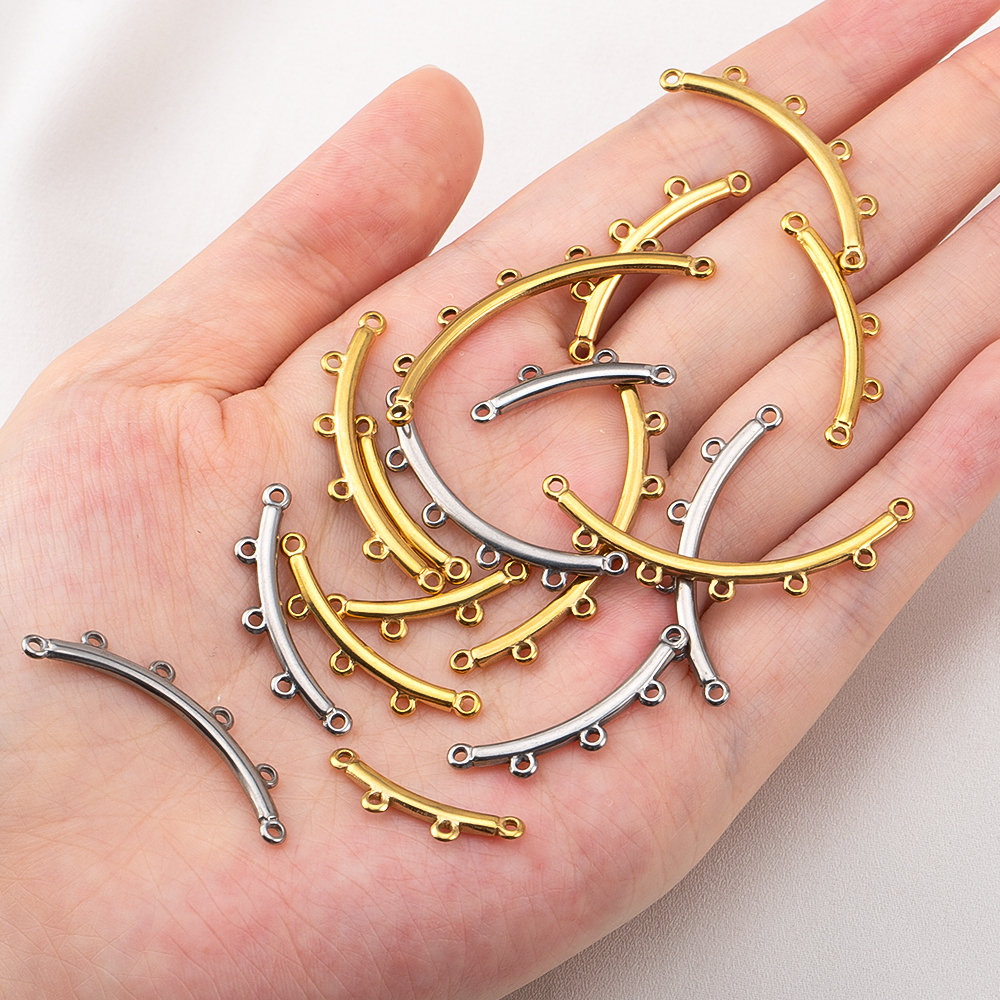 Layered Necklace Set - 2 3 4 5 Loops Stainless