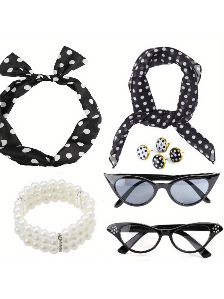 Women'S Accessories In The 1950S - 50s Accessories Set for Women 1950s