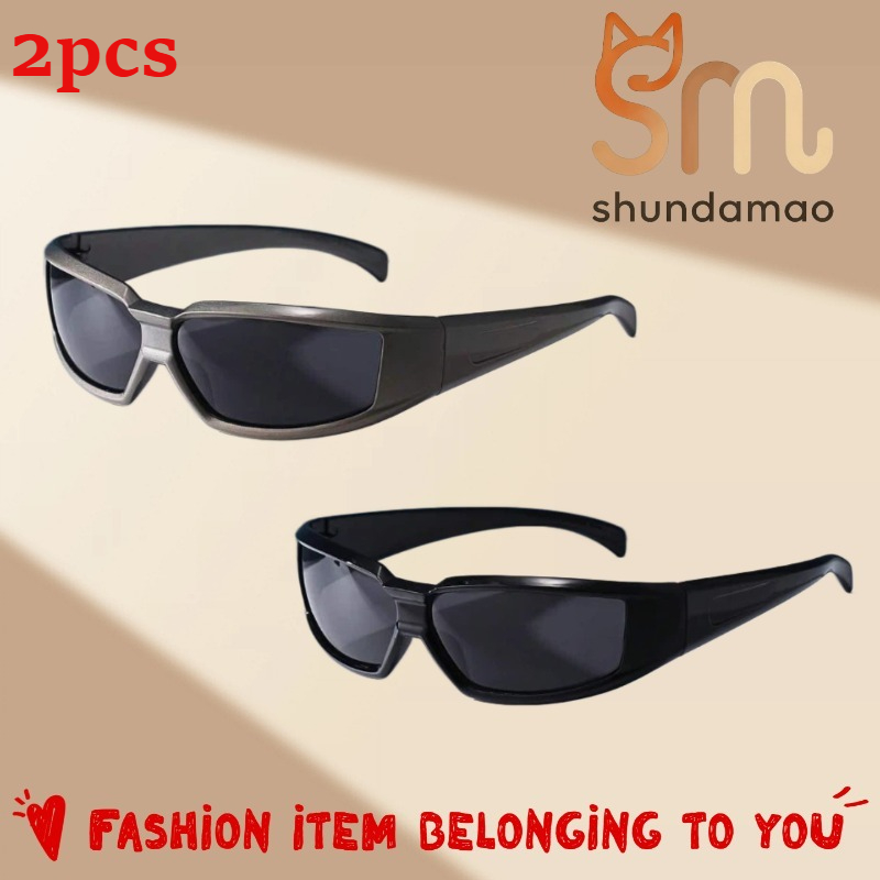 Women'S Y2K Accessories - 2PCS Y2K Wrap Around Sports Sunglasses