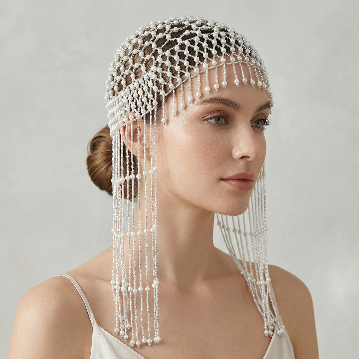 Luxury Pearls Beaded Headwrap  - Women Accessories Jewelry 评论和价格