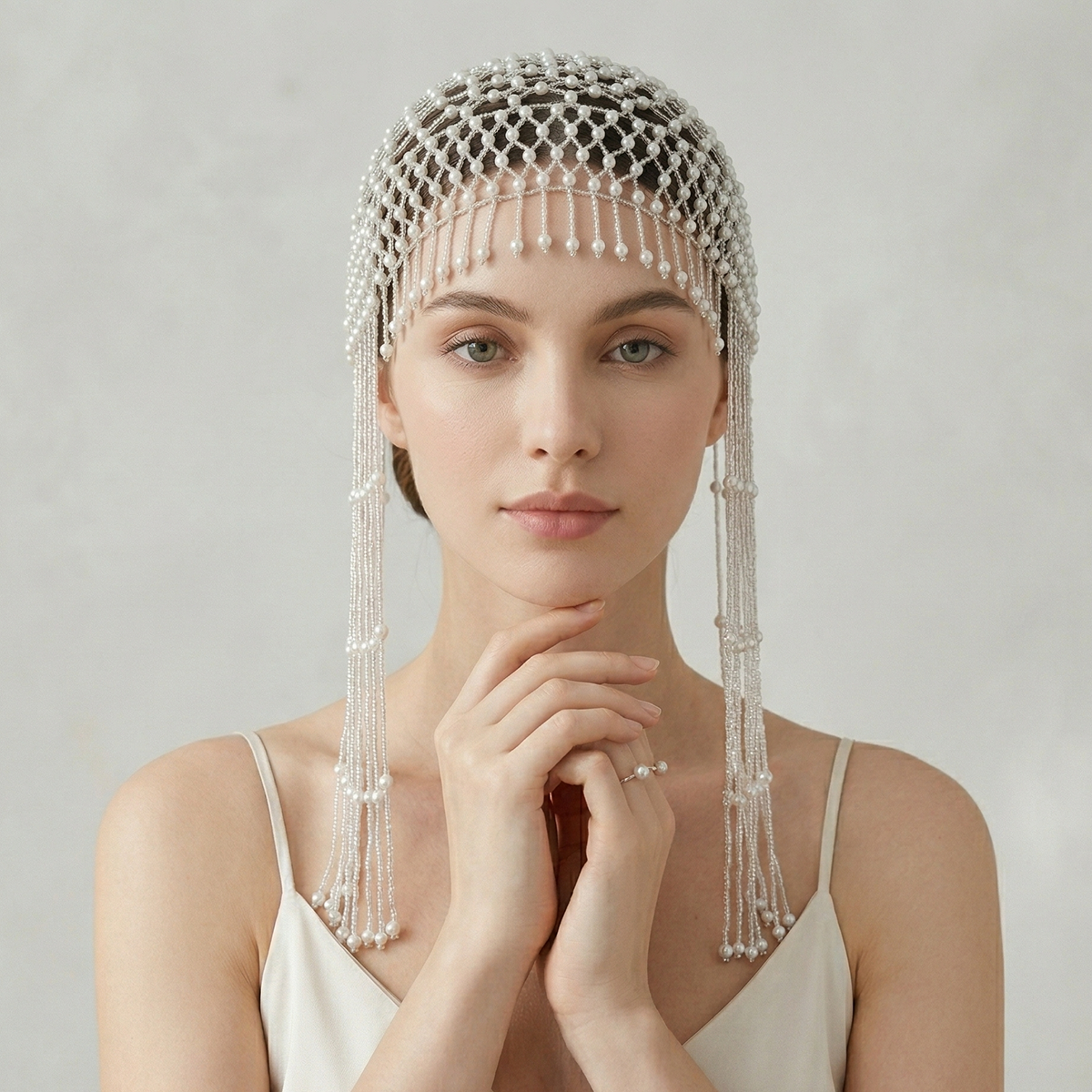 Luxury Pearls Beaded Headwrap  - Women Accessories Jewelry 评论和价格