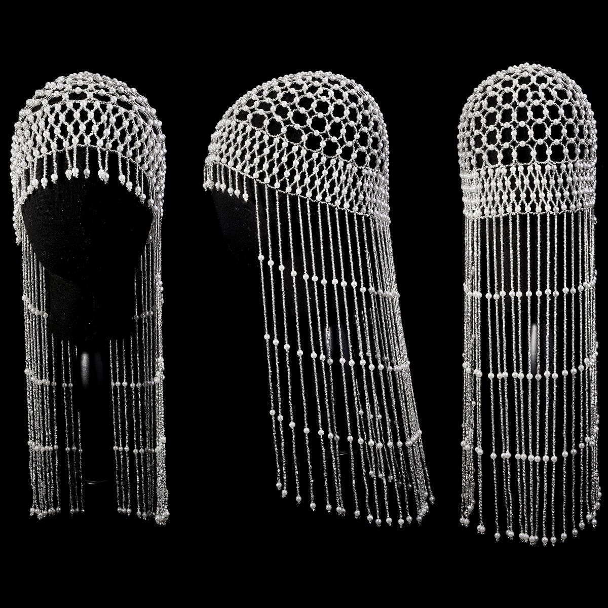 Luxury Pearls Beaded Headwrap  - Women Accessories Jewelry 评论和价格