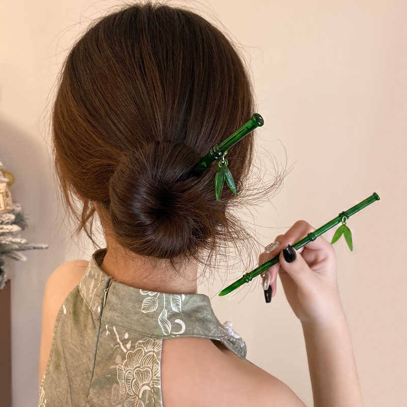 Chinese Green Bamboo Hairpin f - Women'S Accessories To Wear With Watch 评论和价格