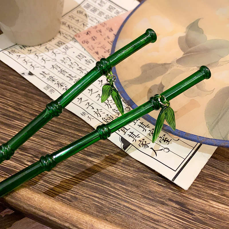 Chinese Green Bamboo Hairpin f - Women'S Accessories To Wear With Watch 评论和价格