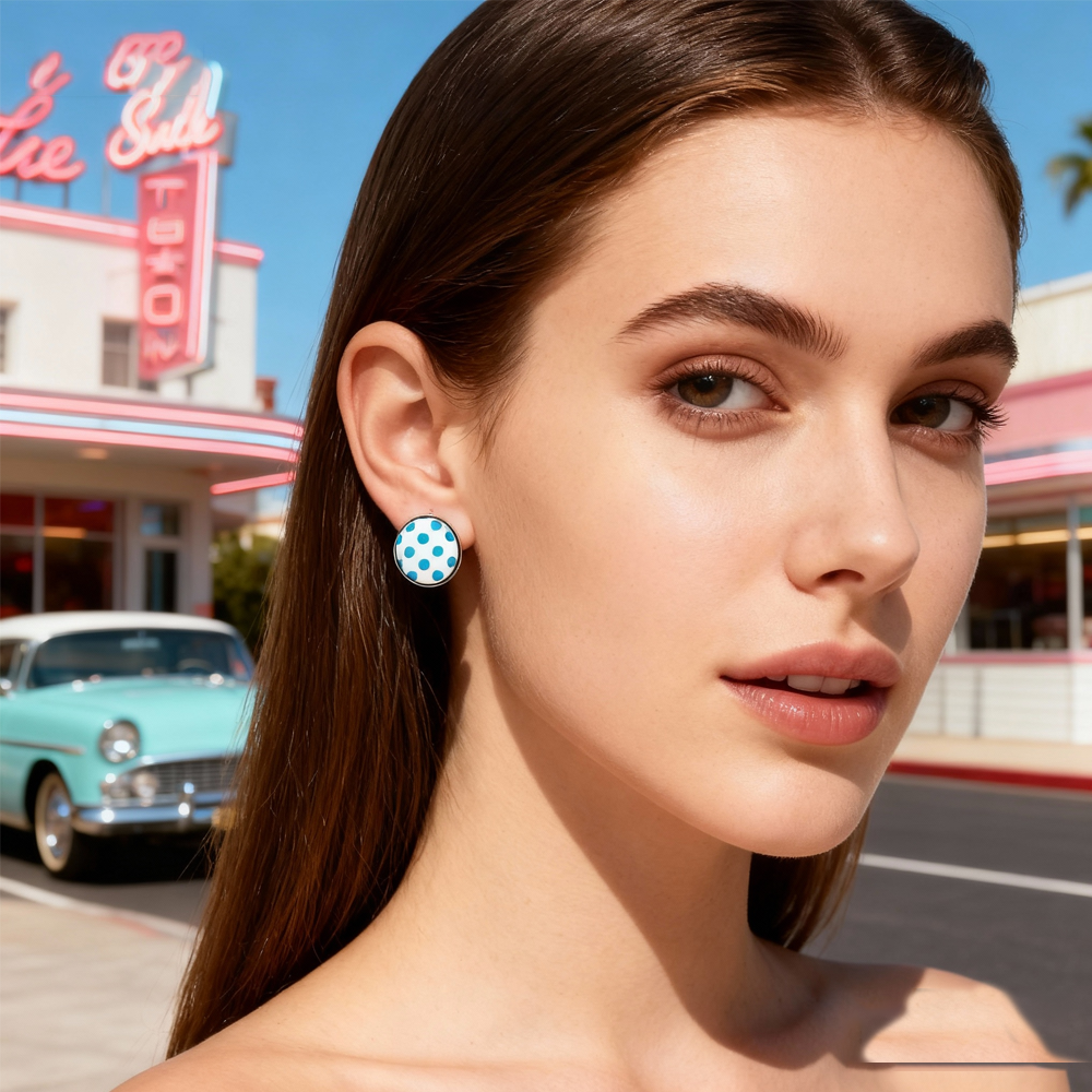 PESENAR 1950s Style Blue White - Women'S Accessories In The 1950S 评论和价格