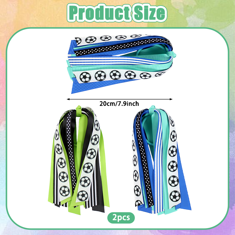 2-Pack of Football-Themed Pony - Women'S Accessories To Wear With Watch 评论和价格