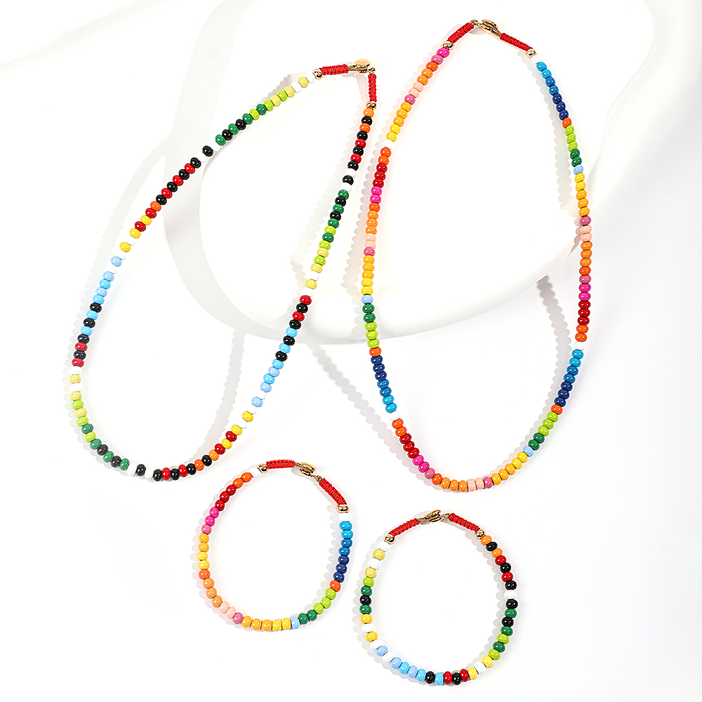 Boho Rainbow Necklace Jewelry  - Women'S Accessories Wholesale Suppliers 评论和价格