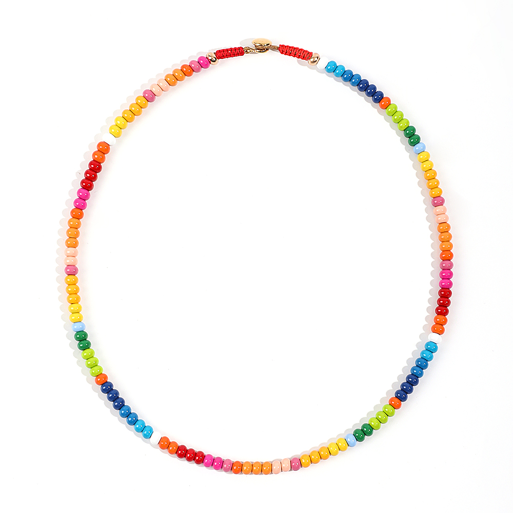 Boho Rainbow Necklace Jewelry  - Women'S Accessories Wholesale Suppliers 评论和价格