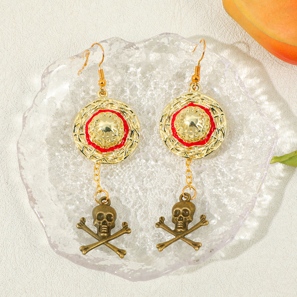 One Piece Luffy Anime Skull Da - Women Accessories Jewelry 评论和价格