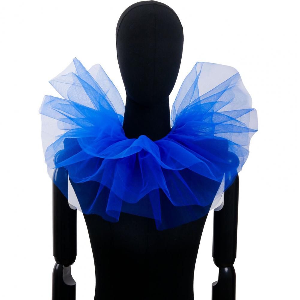 Removable Puffy Mesh Faux Coll - Women Accessories Business 评论和价格