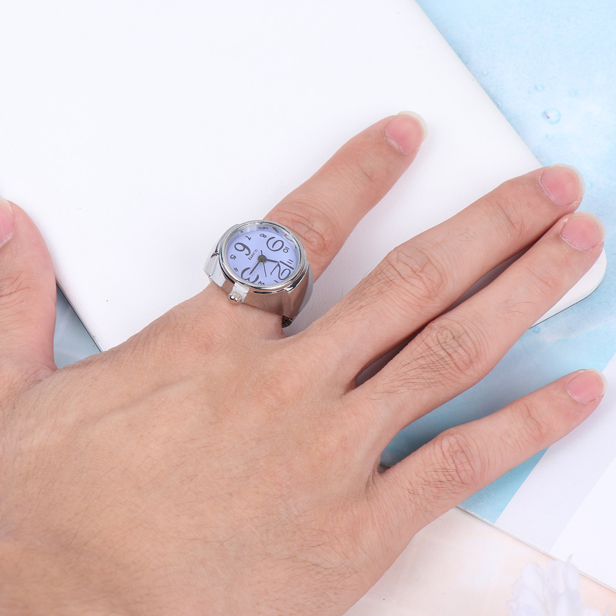 2Pcs Couple Ring Watches Styli - Women'S Accessories To Wear With Watch 评论和价格