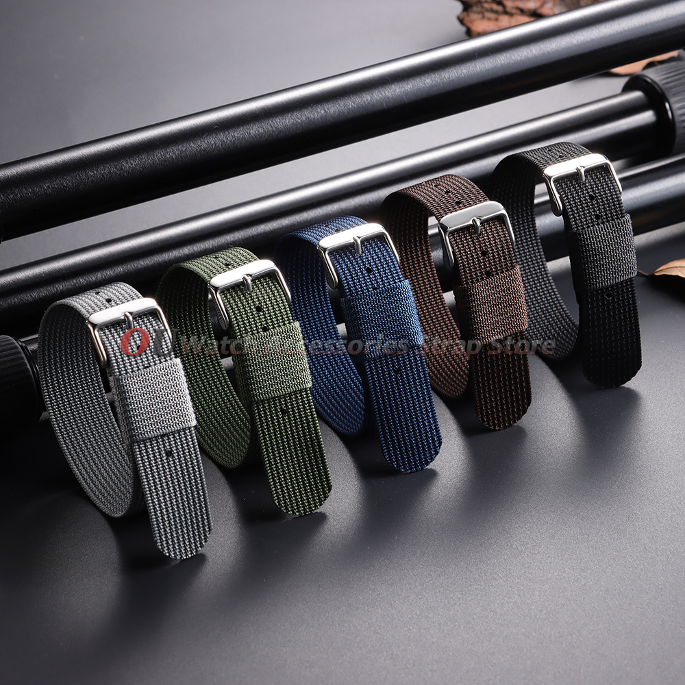 Nylon Strap 18mm 20mm 22mm for - Women'S Accessories To Wear With Watch 评论和价格