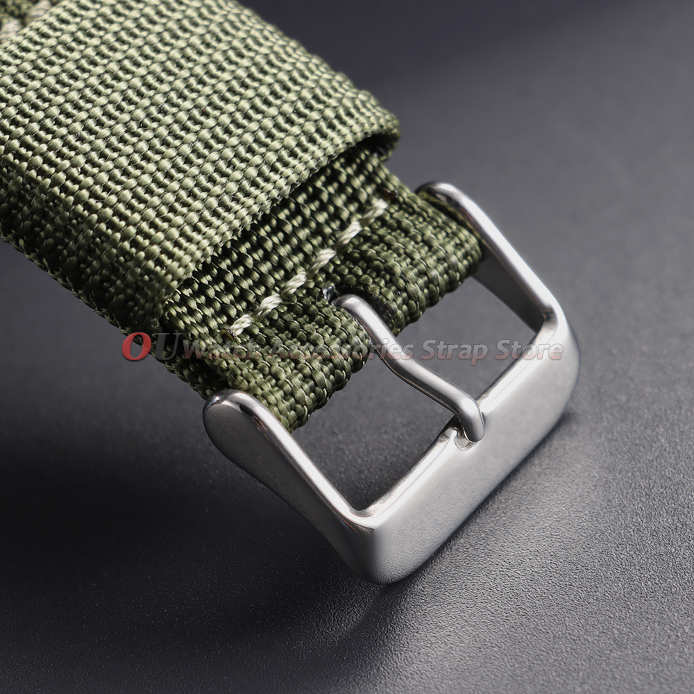 Nylon Strap 18mm 20mm 22mm for - Women'S Accessories To Wear With Watch 评论和价格