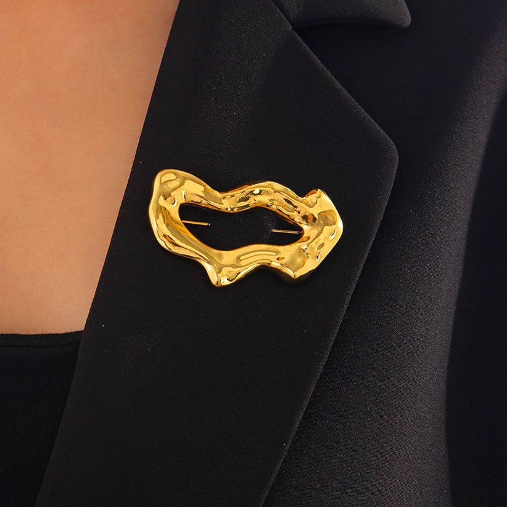 New Fashion Irregular Brooches - Women Accessories Jewelry 评论和价格