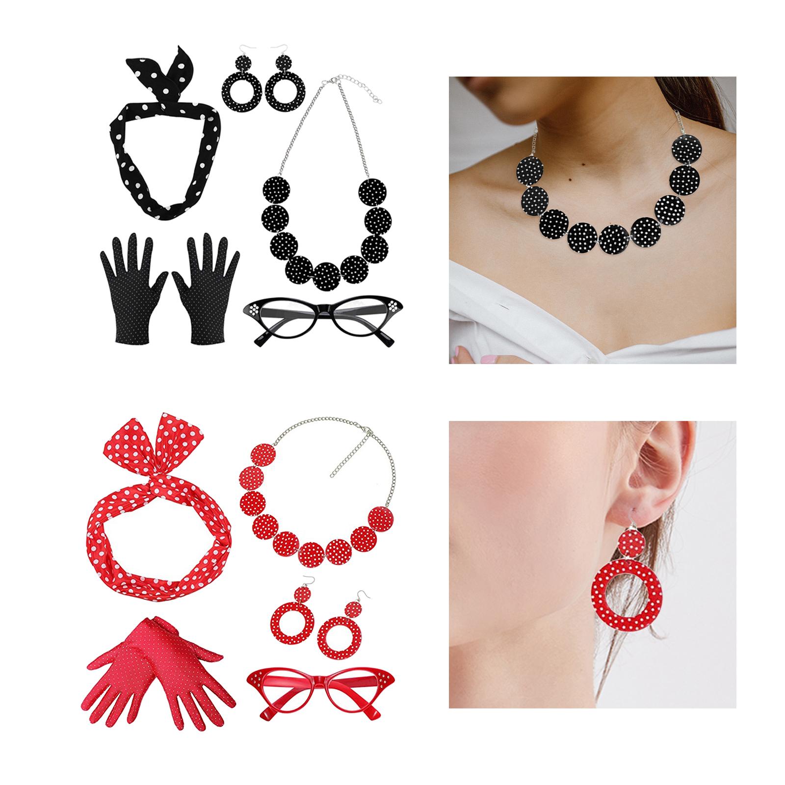 5 Pack 1950S Womens Costume Se - Women'S Accessories In The 1950S 评论和价格