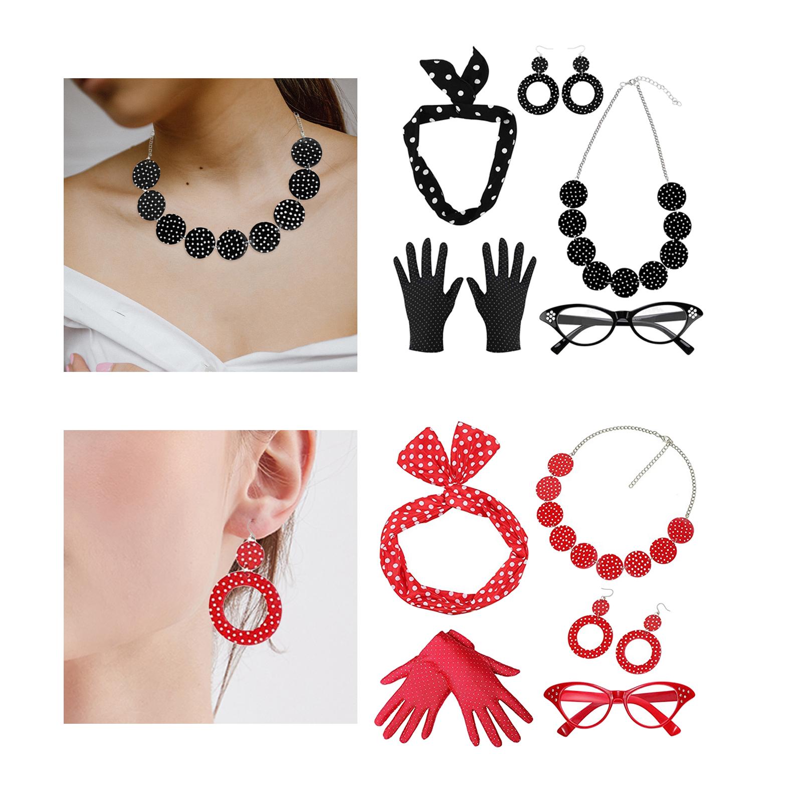 5 Pack 1950S Womens Costume Se - Women'S Accessories In The 1950S 评论和价格