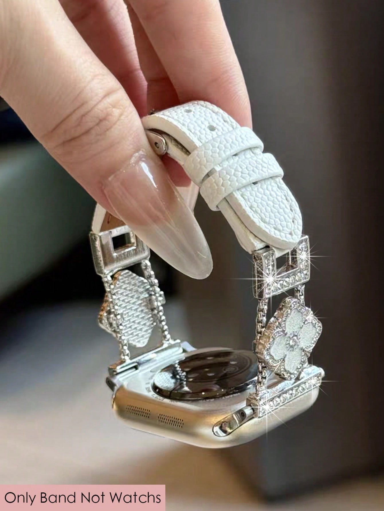 1pc New Women's White Genuine  - Women'S Accessories To Wear With Watch 评论和价格