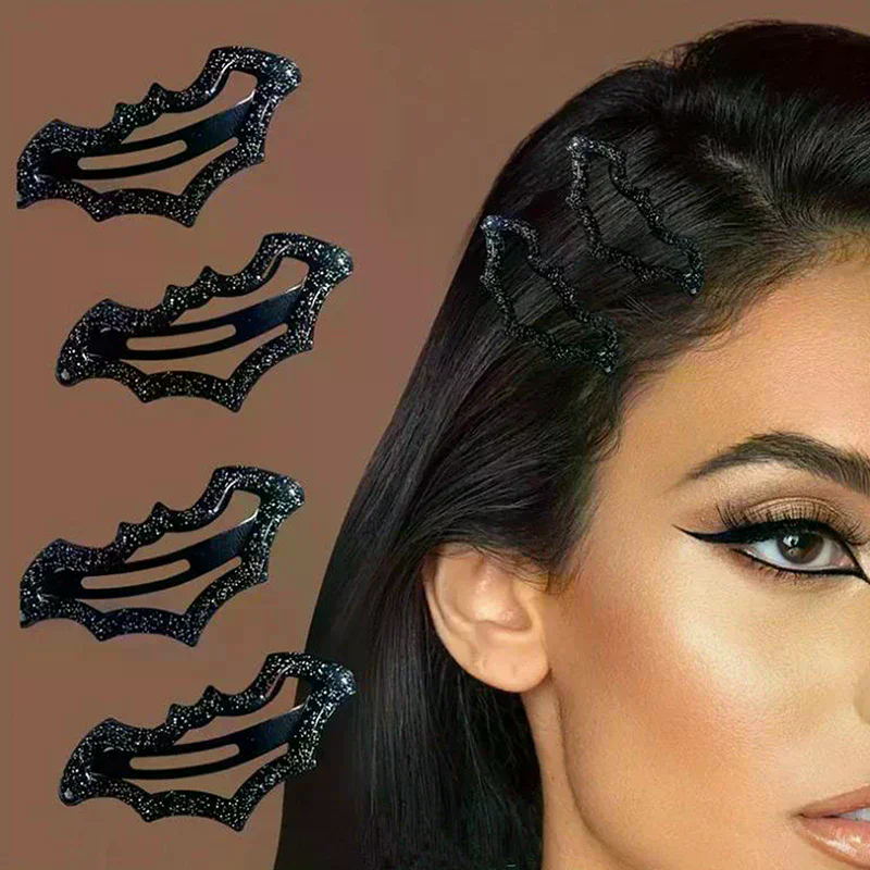 10Pcs Halloween Bat Hairpins S - Women'S Essential Accessories 评论和价格