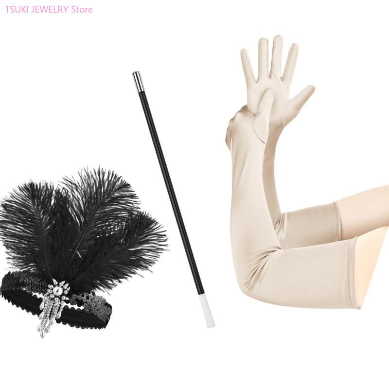 62KE Vintage Women Flapper Cos - Women Accessories Description 评论和价格