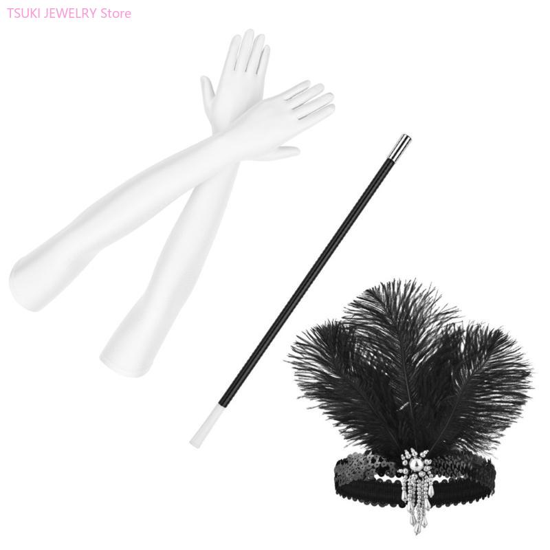 62KE Vintage Women Flapper Cos - Women Accessories Description 评论和价格