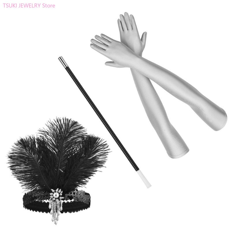 62KE Vintage Women Flapper Cos - Women Accessories Description 评论和价格