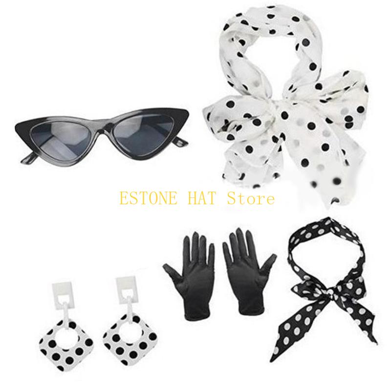 49MF 5Pieces Rockabilly Access - Women'S Accessories In The 1950S 评论和价格