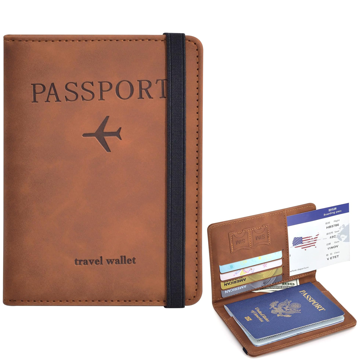 Passport Holder for Travel Ess - Women'S Essential Accessories 评论和价格