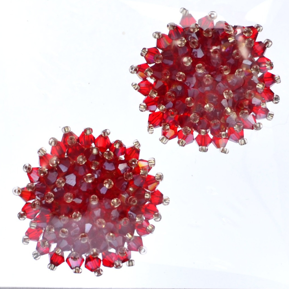 2PCS Elegant Button Covers Han - Women Accessories Jewelry 评论和价格