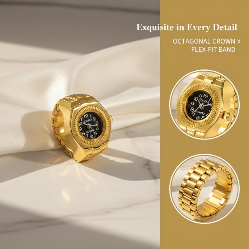 Unique Punk Square Dial Quartz - Women'S Accessories To Wear With Watch 评论和价格