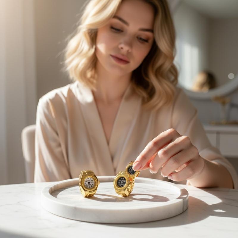 Unique Punk Square Dial Quartz - Women'S Accessories To Wear With Watch 评论和价格