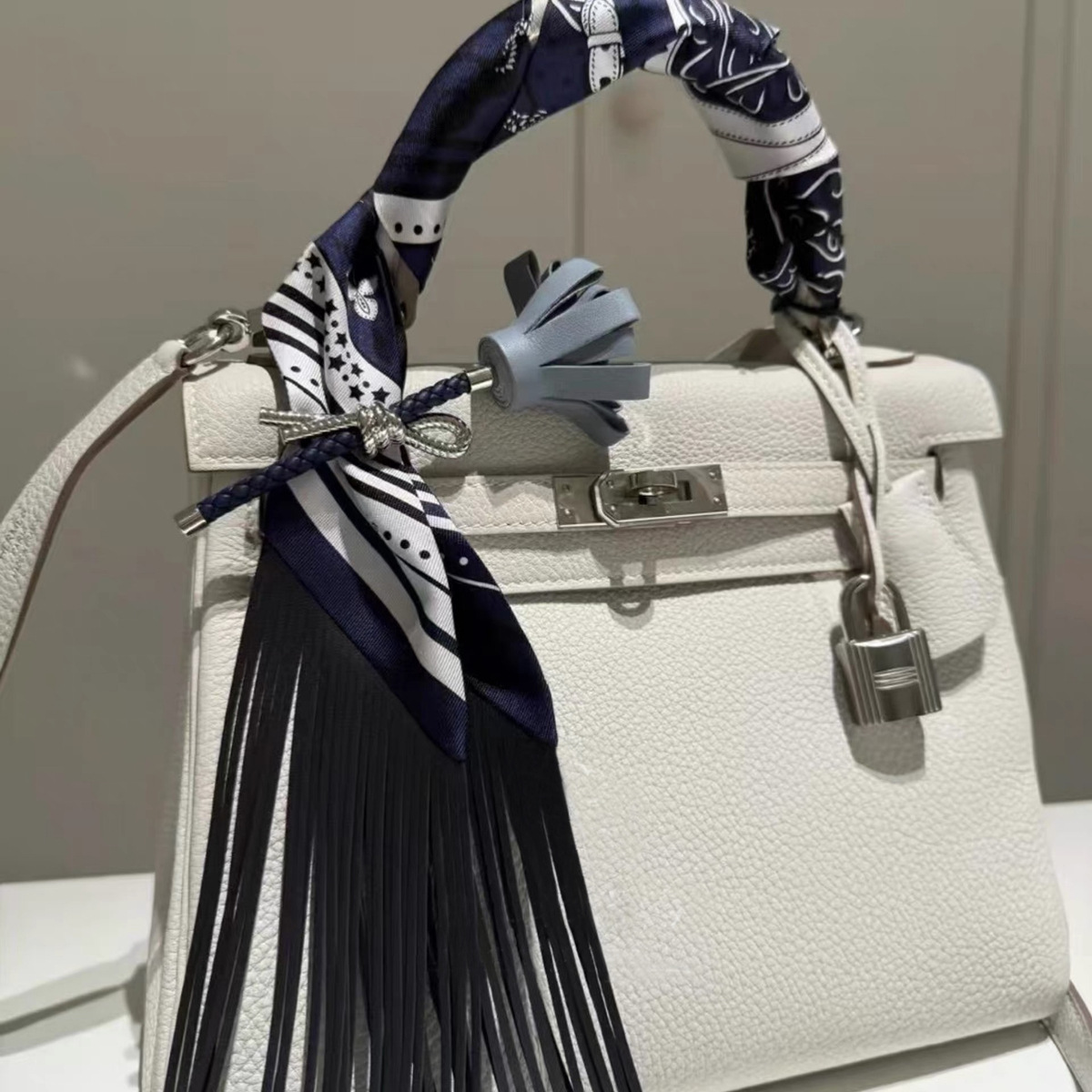 Faux Leather Fringe Tassel Sca - Women Accessories Business 评论和价格