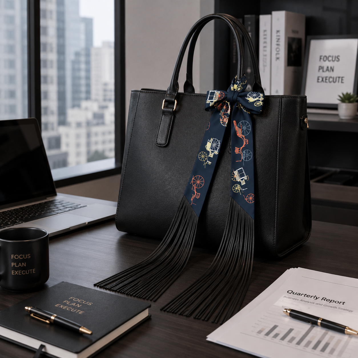 Faux Leather Fringe Tassel Sca - Women Accessories Business 评论和价格