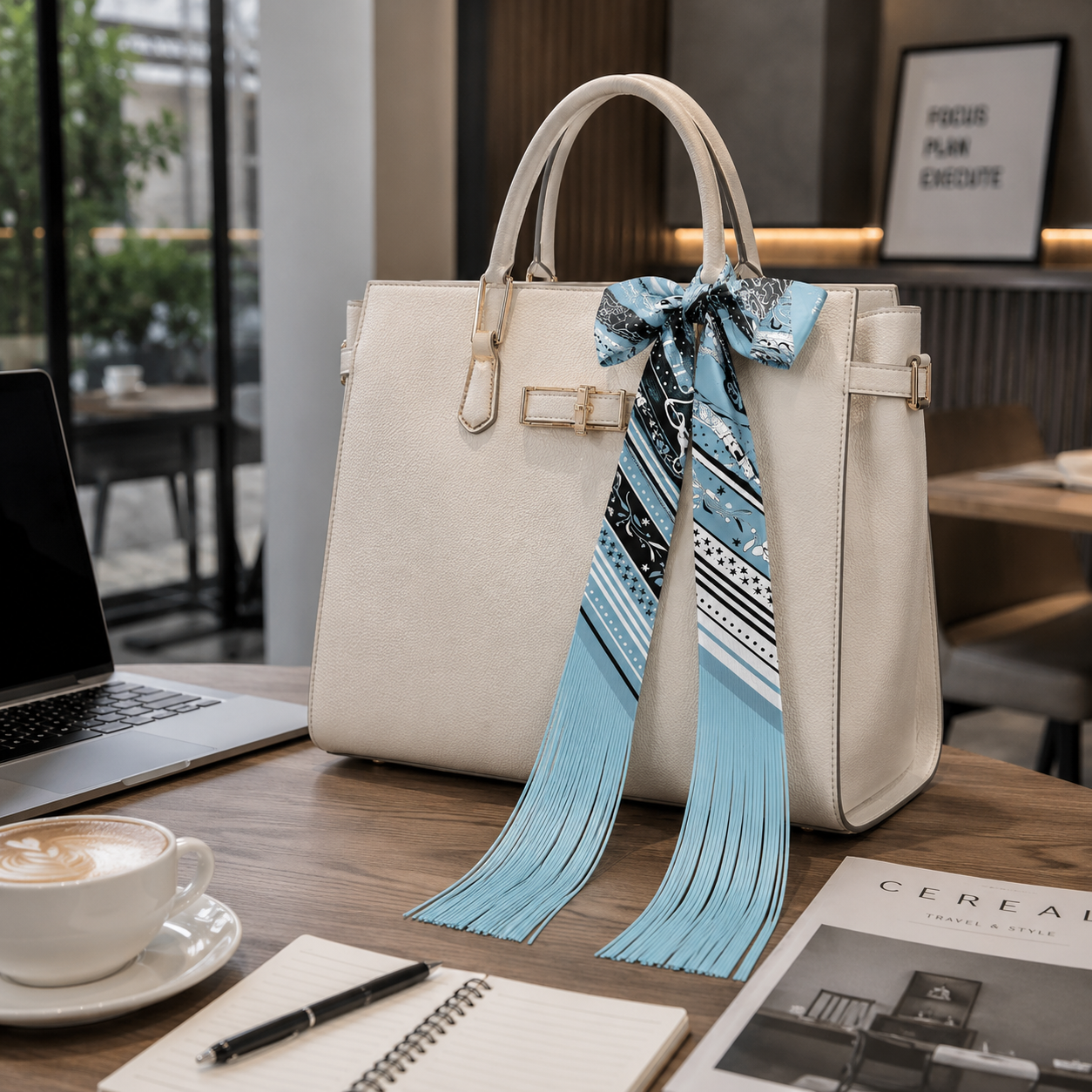 Faux Leather Fringe Tassel Sca - Women Accessories Business 评论和价格