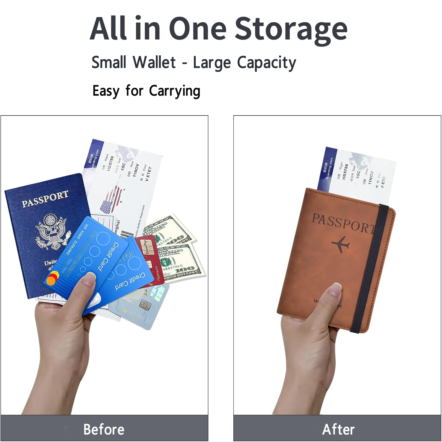 Passport Holder for Travel Ess - Women'S Essential Accessories 评论和价格