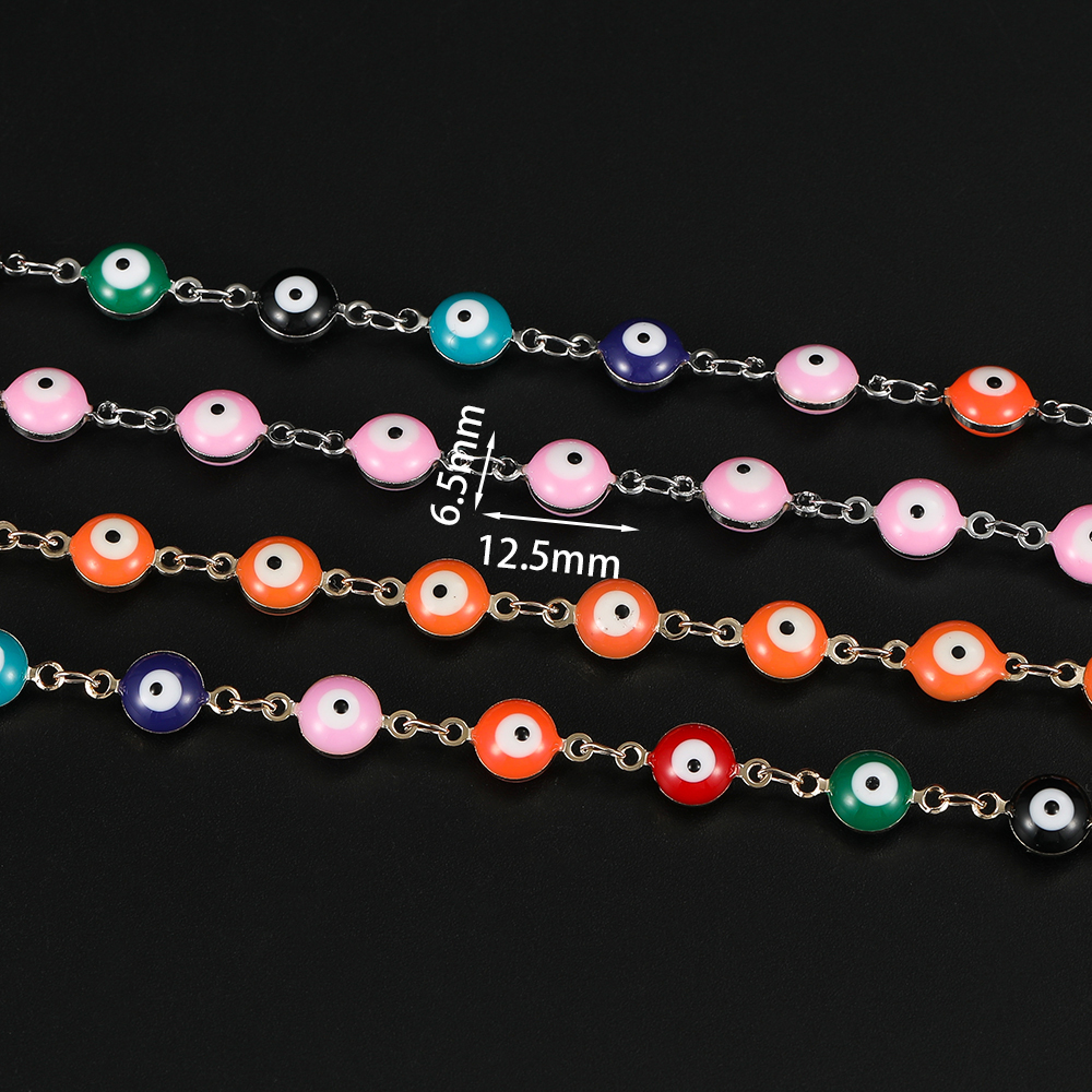 1M 6mm Copper Evil Eye Beads C - Evil Eye Bracelet 评论和价格