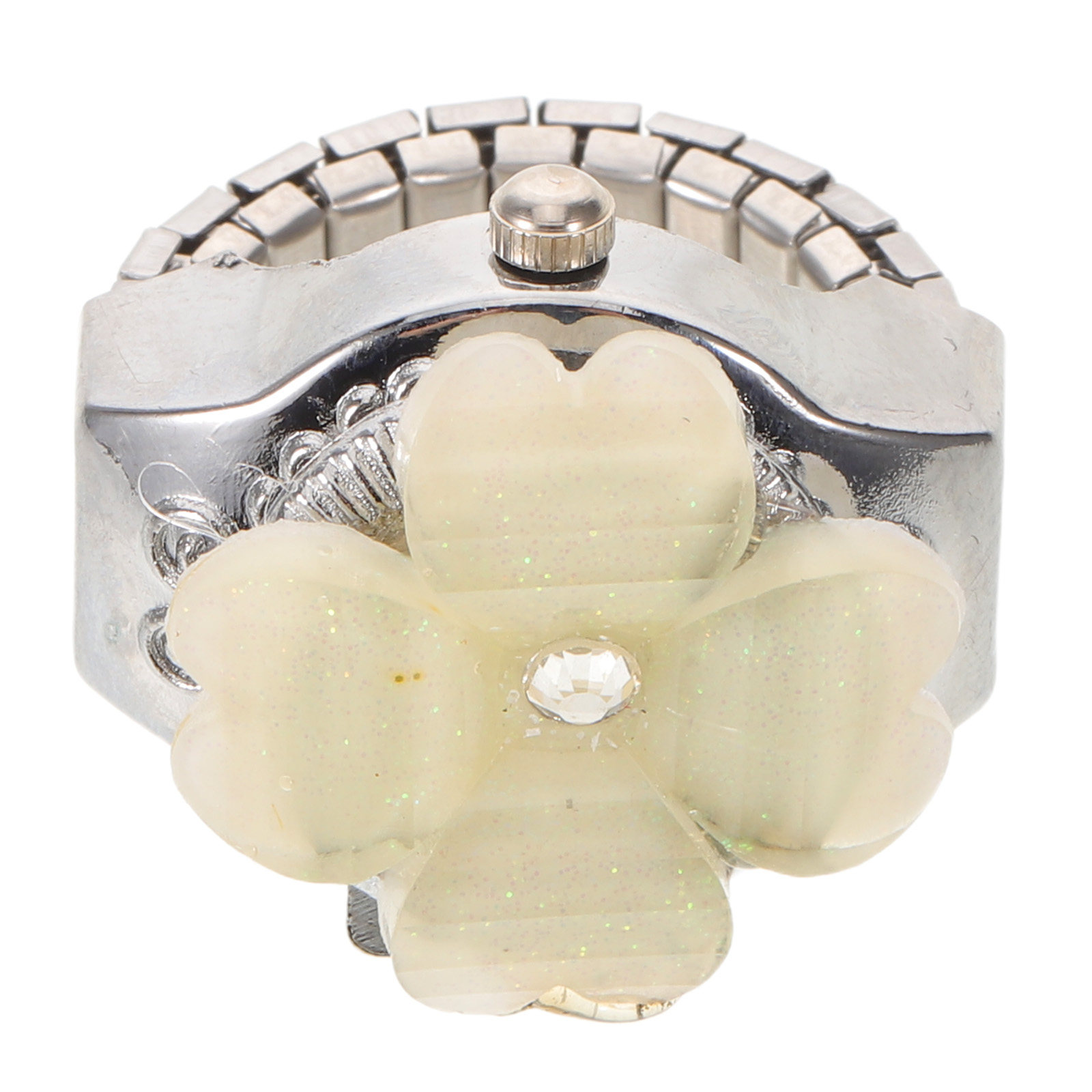 Retro Clover Shaped Quartz Fin - Women'S Accessories To Wear With Watch 评论和价格