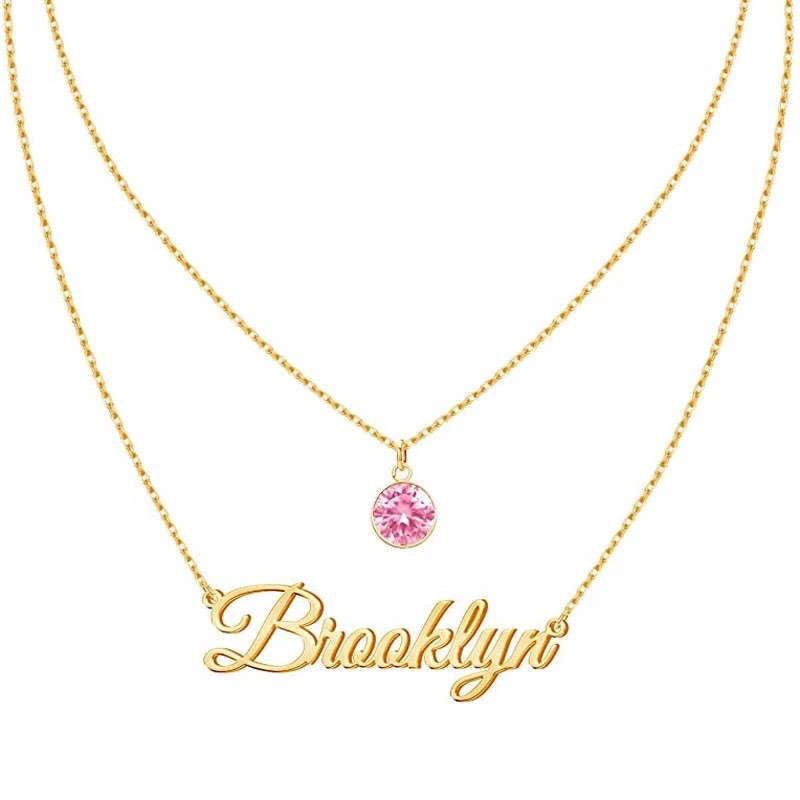 DOREMI Stainless steel Custom  - Layered Necklace Set 评论和价格