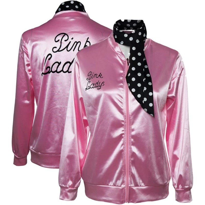 Women's 50s Ladys Pink Satin J - Women'S Accessories In The 1950S 评论和价格