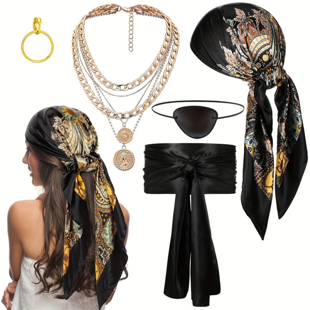 Pirate Costume Accessory Set 5 - Women'S Essential Accessories 评论和价格