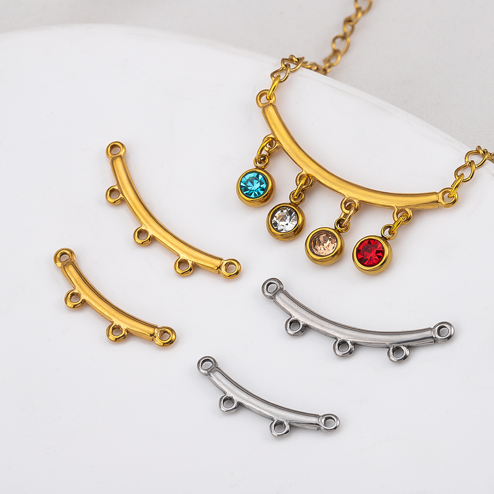 2 3 4 5 Loops Stainless Steel  - Layered Necklace Set 评论和价格