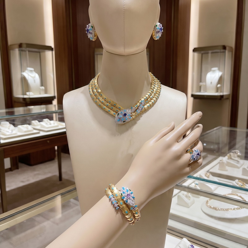Europe America Earrings Ring B - Layered Necklace Set 评论和价格