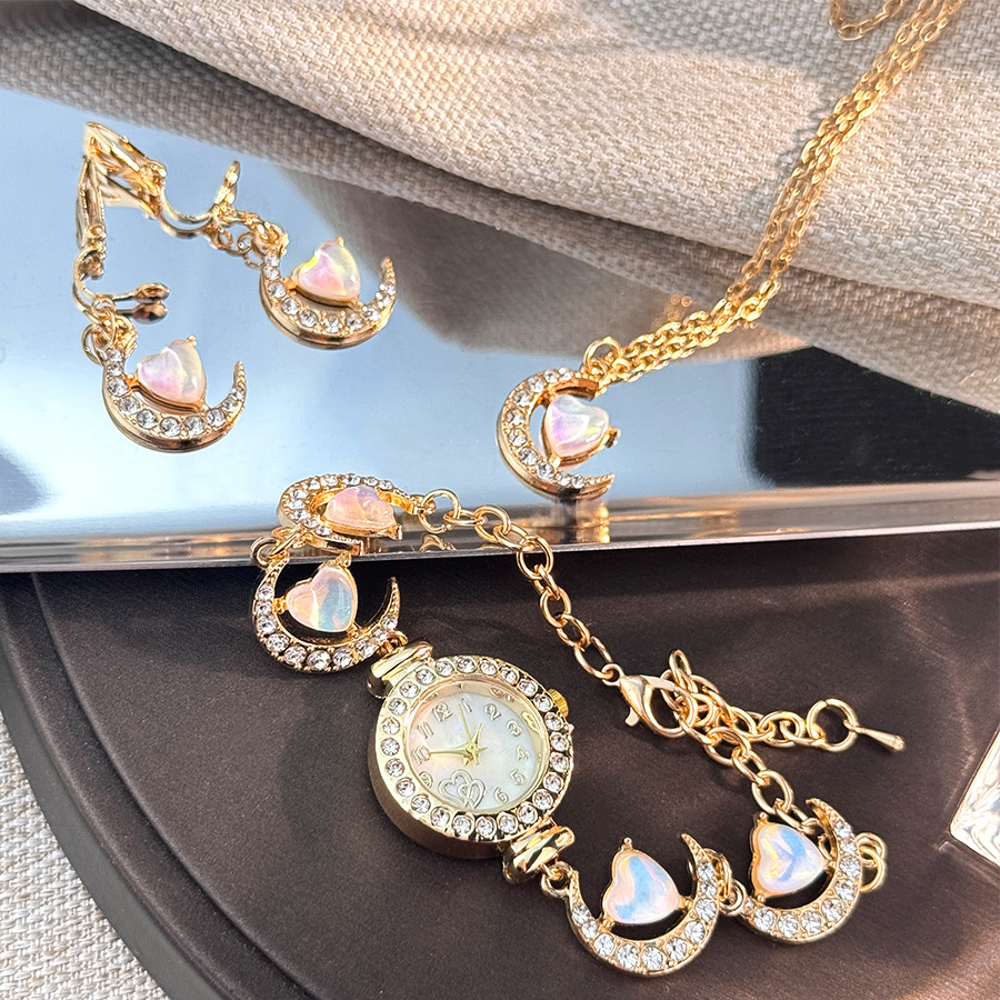 3pcs/set Vintage Love Moon Jew - Women'S Accessories To Wear With Watch 评论和价格