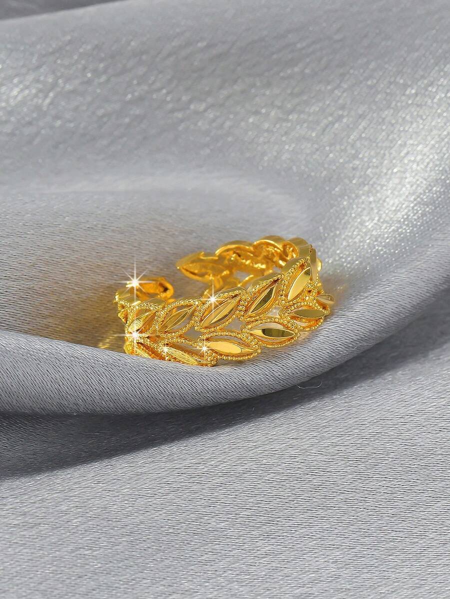 Elegant Hollow Leaf And Wheat  - Women'S Accessories To Wear With Watch 评论和价格