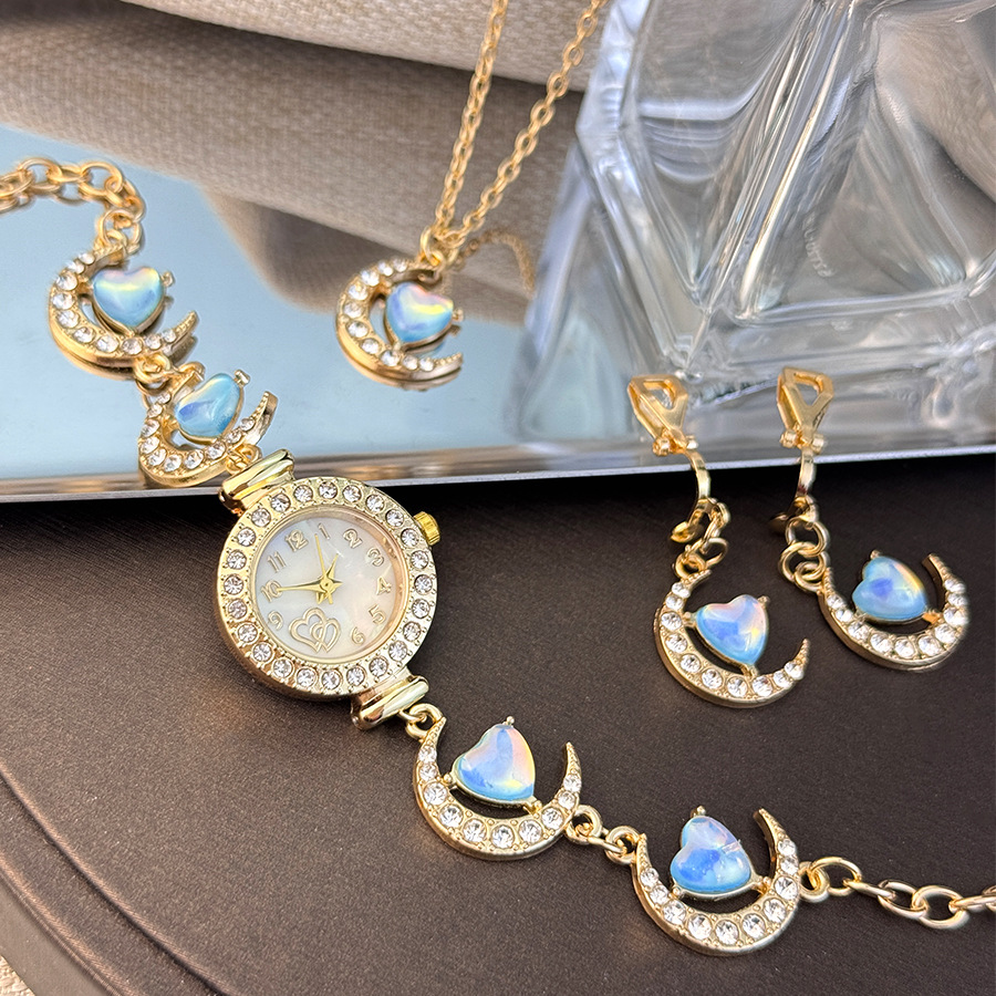 3pcs/set Vintage Love Moon Jew - Women'S Accessories To Wear With Watch 评论和价格