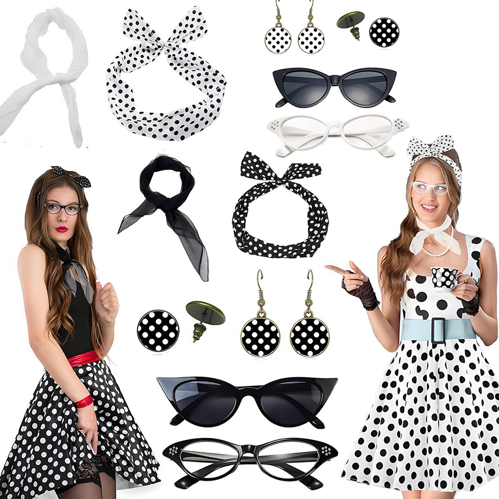 Carnival 1950S Party Polka Dot - Women'S Accessories In The 1950S 评论和价格