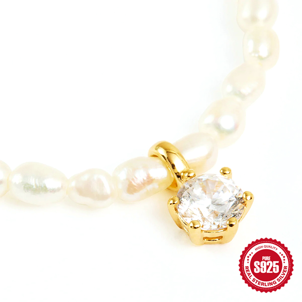BOAKO Pearl Necklace Silver 92 - Evil Eye Bracelet 评论和价格