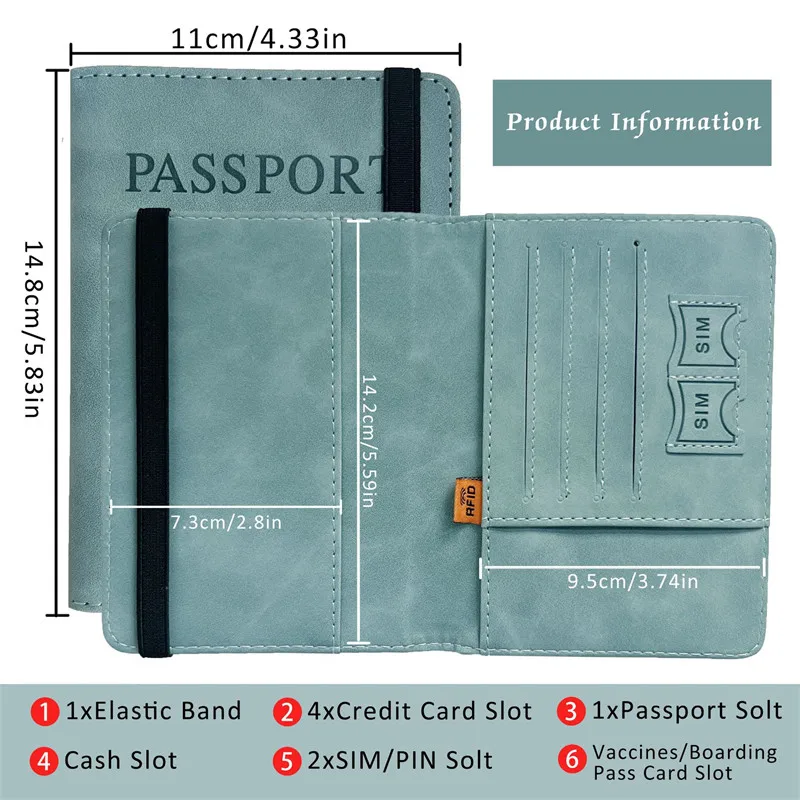 Women Men RFID Vintage Busines - Women Accessories Business 评论和价格