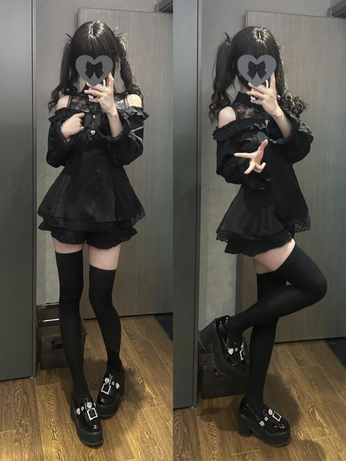 Women Lolita Two Piece Set Col - Layered Necklace Set 评论和价格